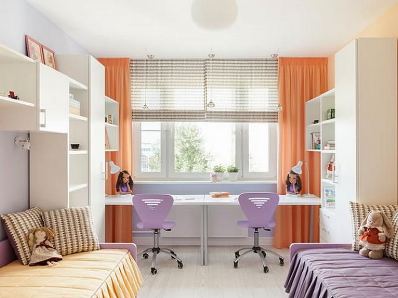 интерьер детской комнаты девочке 10 лет в современном стиле фото