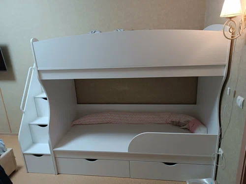 Поручень 640 мм (металл белый муар) от Династия Kids