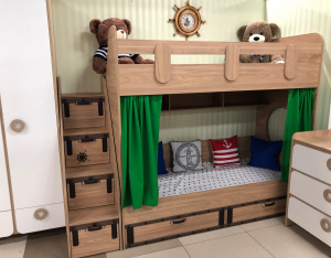 Кровать двухъярусная Фрегат-7. Спальные места 180*80