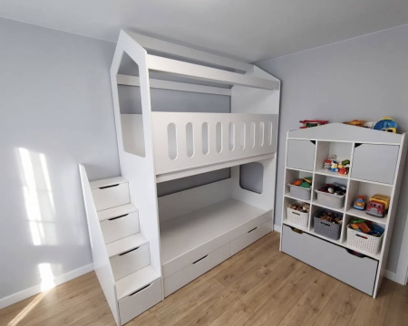 2-х ярусная кровать Остров Сокровищ + лестница-комод  от Династия Kids