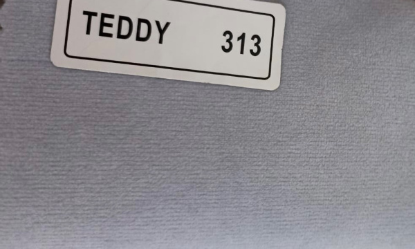 Мягкая кровать Томи 200х90 Велюр Тедди 313 (серый). Выставочный образец от Династия Kids