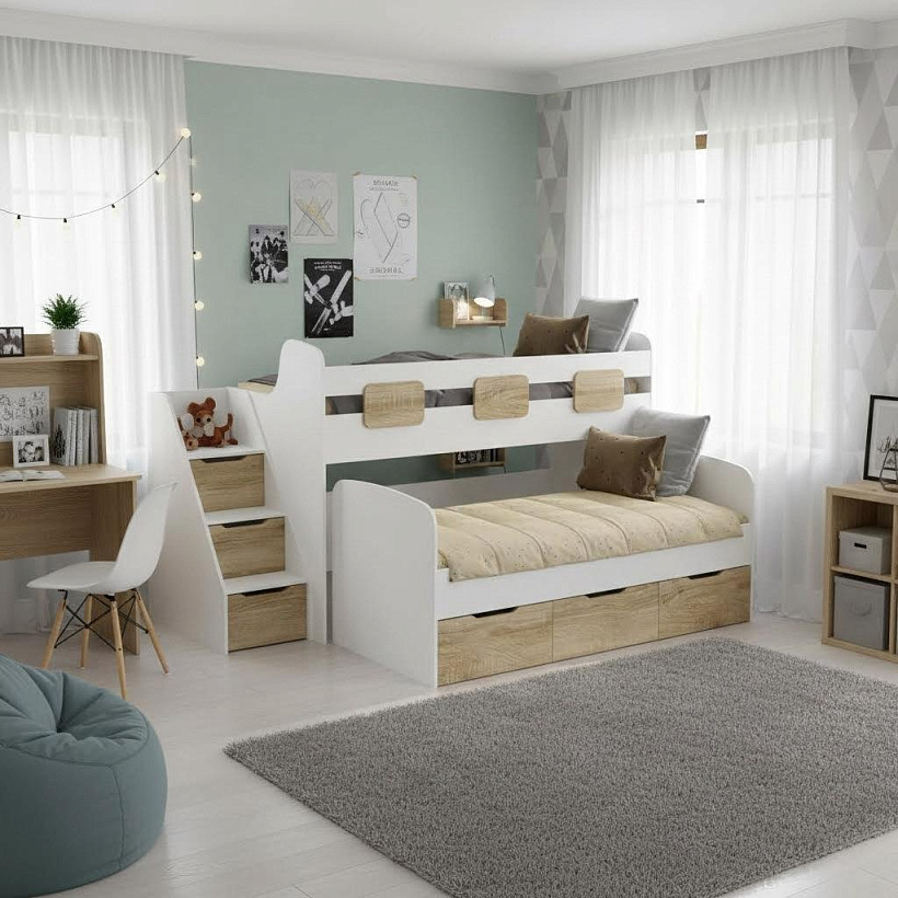 Выдвижные кровати  от Династия Kids