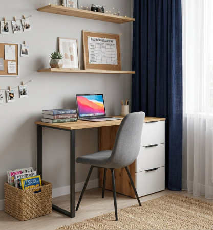 Стол 1200 мм коллекции Брайт Золотистый от Династия Kids