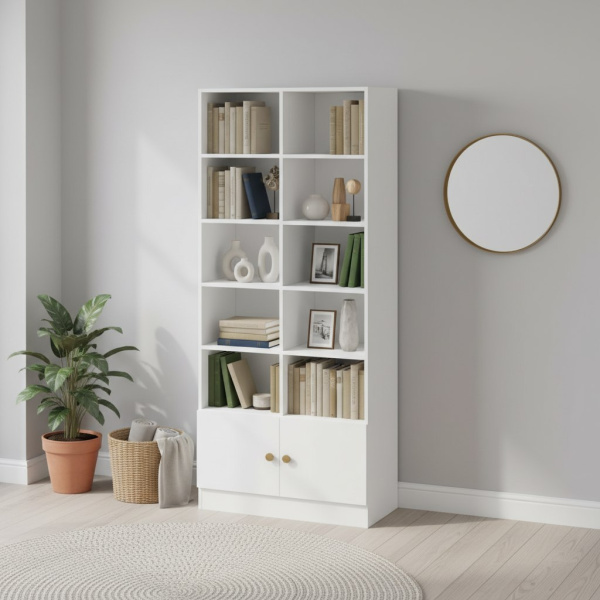 Стеллаж коллекции Умка NEW (ручки - дуб) 