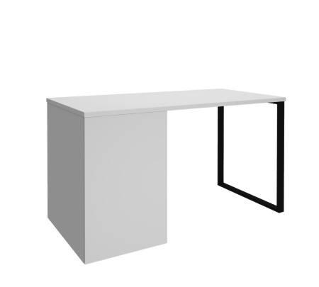 Стол Соло 1200 мм (белый + опора черная)  от Династия Kids