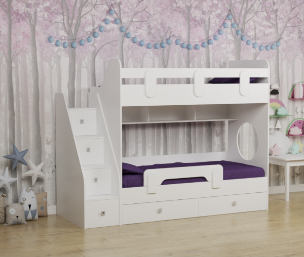 Кровать двухъярусная 180х80 Фортуна-2  от Династия Kids