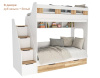 Кровать 2-х ярусная Твинс (дуб сонома + белый) 190х90 от Династия Kids