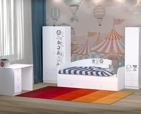 Кровать коллекции Хэппи 180х80 от Династия Kids