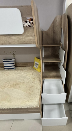 Кровать МЕГА ПРЕМИУМ 120х200 от Династия Kids