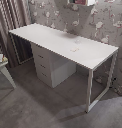 Стол Дуэт 1800 мм (дуб каньон + опоры черные) от Династия Kids