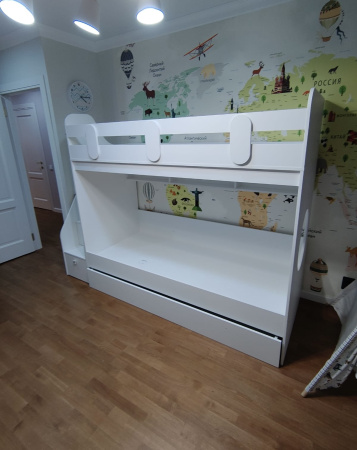 Кровать Фортуна-3 190х80 (цвет белый)