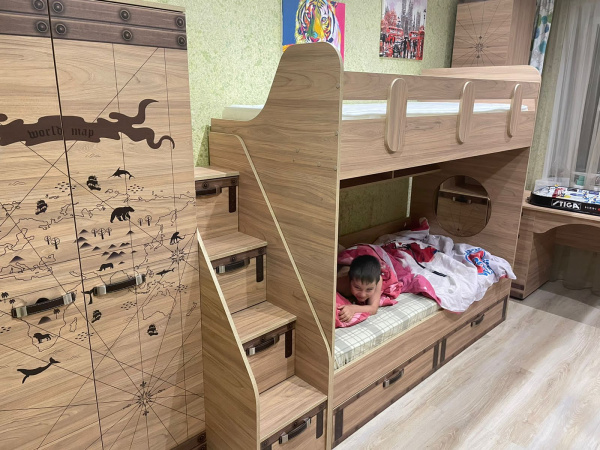 Шкаф для одежды коллекции Фрегат от Династия Kids