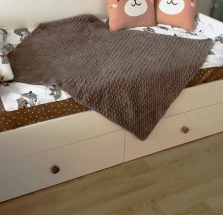 Кровать 180х80 коллекции Умка NEW (прямая спинка) от Династия Kids