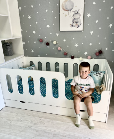 Кровать Сказка 160х80 (правый/левый бортик) от Династия Kids