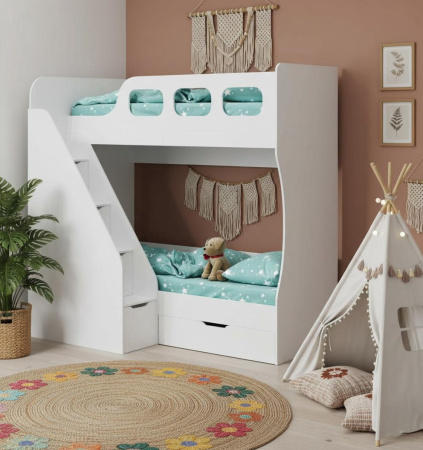 Кровать 2-х ярусная Умка-6  190х80  от Династия Kids