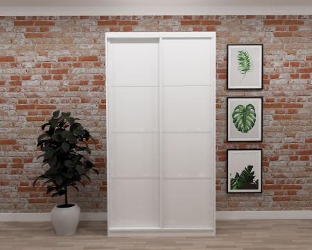 Шкаф-купе Тип 1 ширина 1200 (цвет белый) от Династия Kids