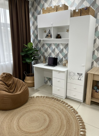 Двухъярусная кровать коллекции Хэппи 180х80 с бортиком от Династия Kids