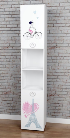 Пенал-стеллаж Модница-2 New от Династия Kids