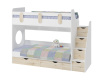 Двухъярусная кровать Фортуна (размеры и цвета разные) от Династия Kids