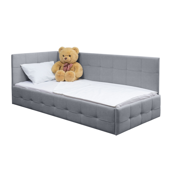 Мягкая кровать Бонни 200х90 (угол универсальный). Велюр Velutto - 2 цвета в продаже!