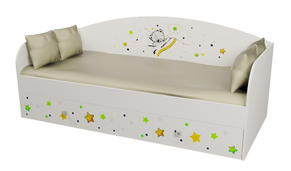 Кровать 190х90 коллекции Тедди от Династия Kids