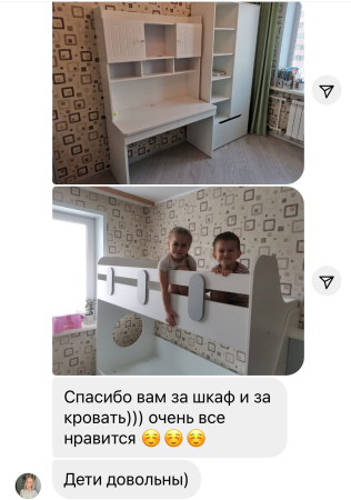 Двухъярусная кровать Фортуна 180х80 (размеры и цвета разные) от Династия Kids