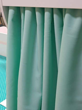 Комплект занавесок (2 шт) бирюзовый