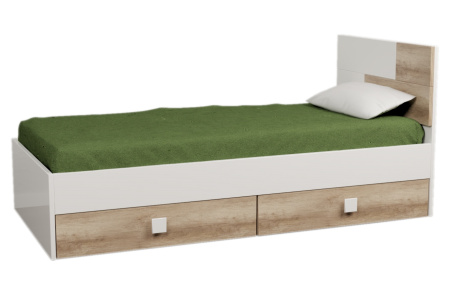 Кровать 200х90 коллекции Модерн (правая/левая) от Династия Kids