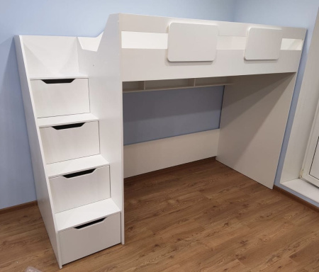 Кровать-чердак 190х90 коллекции Мозаика-2  от Династия Kids